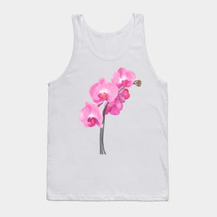 Watercolor orchid Tank Top